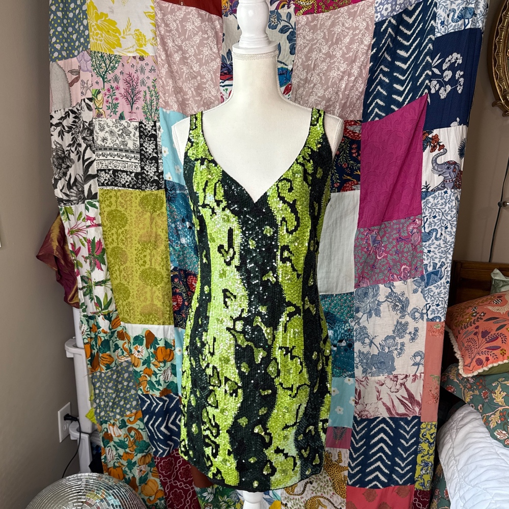 Escada Couture Sequin Dress - Picture 2 of 7